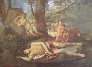 Nicolas Poussin E-cho and Narcissus (mk05) China oil painting art
